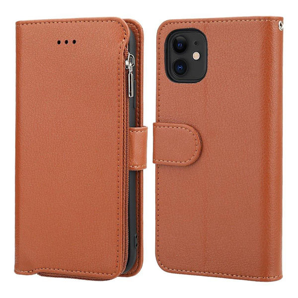 iPhone 11 - Elegant Plånboksfodral Grön