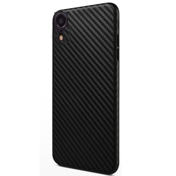 iPhone XR - Slitesterk karbondesigndeksel Svart