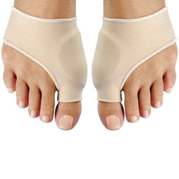 Bekväm Skyddande Hallux Valgus Stortå Skydd Beige S
