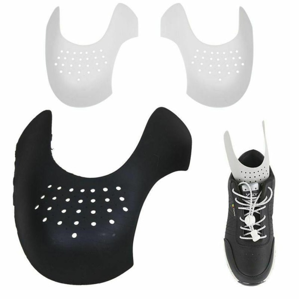 1-par Sneaker Shield skobeskyttelse (MOTVIRKER BRETTER) Svart S