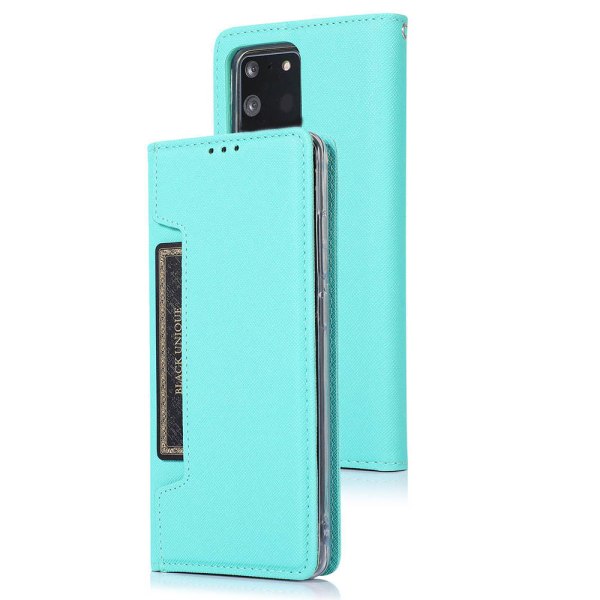 Elegant lommebokdeksel - Samsung Galaxy S20 Grön