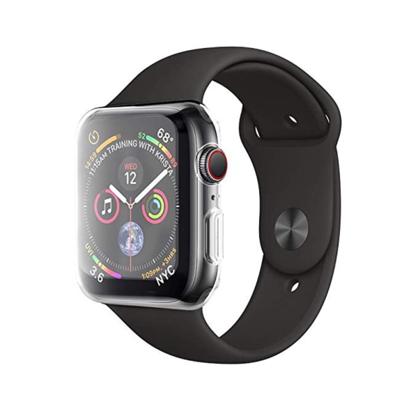 Apple Watch Series 5 44 mm - Professionelt TPU etui Transparent/Genomskinlig