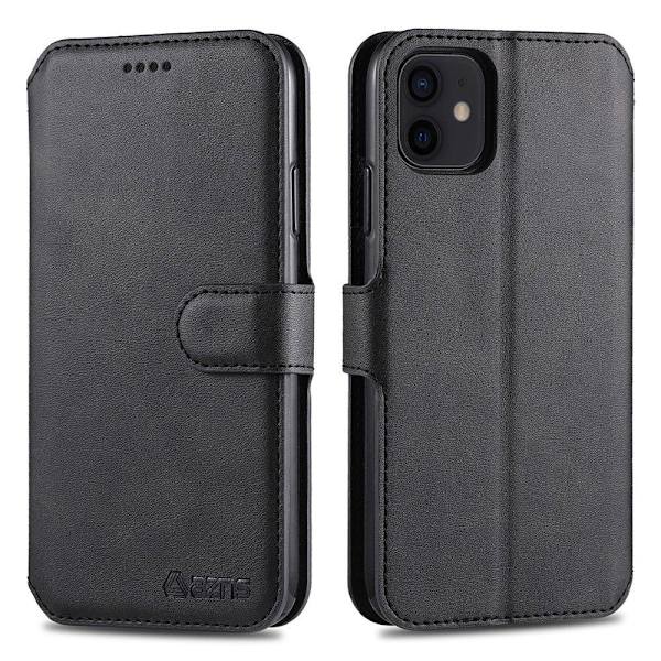 iPhone 12 - Praktiskt YAZUNSHI Plånboksfodral Röd