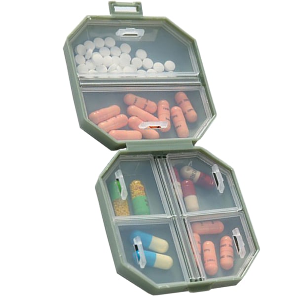 Smidig och Effektfull Mini Dosett med 6-Fack Röd