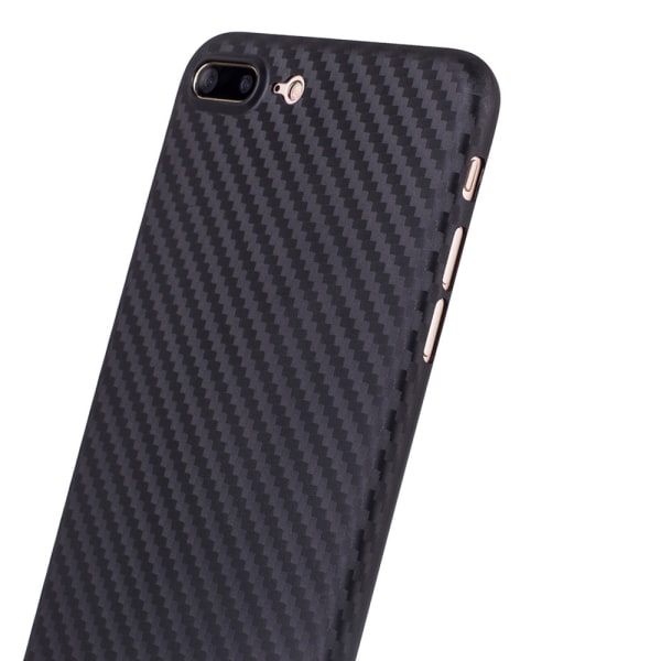 Tyndt og fleksibelt Cover i Carbon model til iPhone 7 Plus Frostad