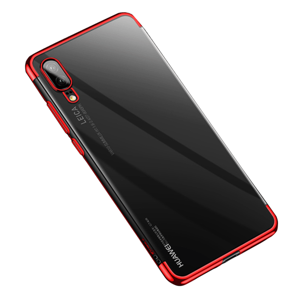 Tehokas pehmeä silikonisuoja Huawei P20 Prolle Röd