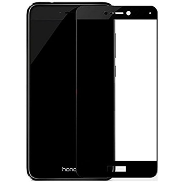 Huawei Honor 8 Lite/P8 Lite - HuTech Carbon-Skärmskydd 3D/HD Svart