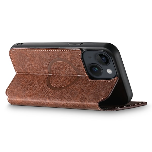 iPhone 13/14 Plånboksfodral - Elegant & Praktiskt Svart