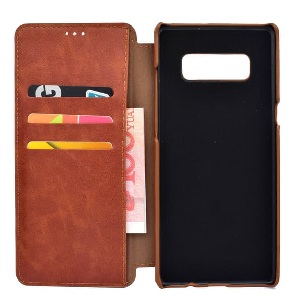 Samsung Galaxy Note 8 - Elegant Fodral med Pl�nbok Grå