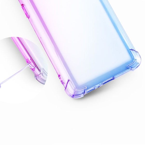 Samsung Galaxy A80 - Stilfuldt silikonecover Rosa/Lila
