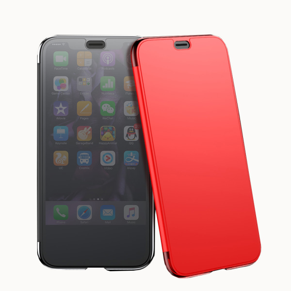 Deksel med berøringsfunksjon (ny) for iPhone XS Max - BASEUS Röd