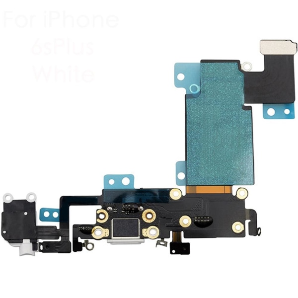 iPhone 6S PLUS - Reservedel Ladeport Hodetelefonport Grå