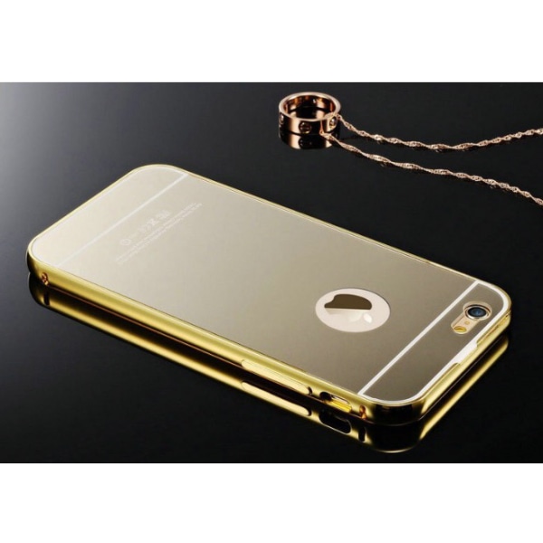 iPhone 6/6S - Elegant deksel fra LEMAN (aluminiumsramme) Silver/Grå Silver/Grå