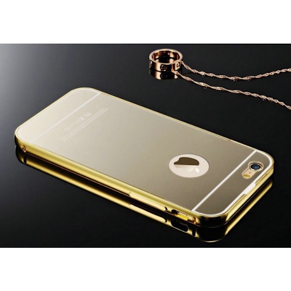 iPhone 6/6S - Elegant skal fr�n LEMAN (ram i Aluminium) Svart Svart