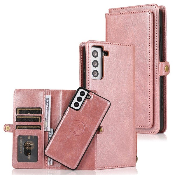 Samsung Galaxy S21 Plus - Stilfuldt 2-1 Wallet etui Svart