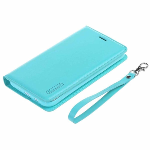 iPhone 12 Pro - Gjennomtenkt stilig Hanman-lommebokdeksel Marinblå