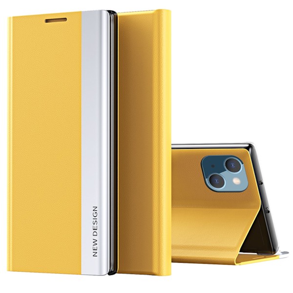iPhone 15 - Spegelfodral med Kickstand & Heltäckande Skydd Grön