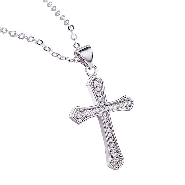 Stilsäkert Elegant Kors Halsband Guld