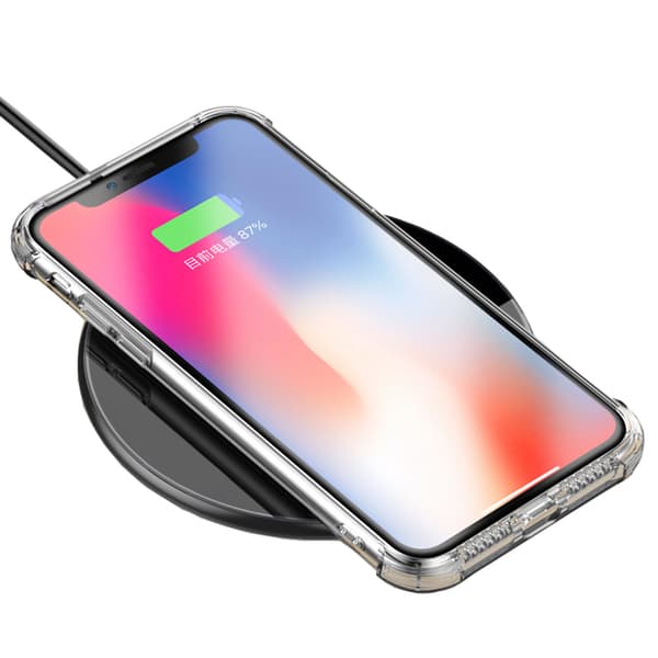 iPhone XS Max - Tunt Silikonskal med Airbagfunktion Roséguld