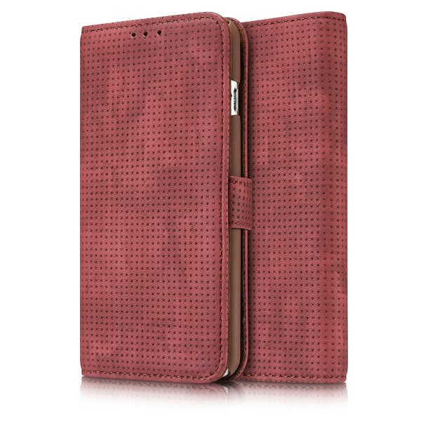Stilrent -Vintage Mesh- Plånboksfodral för iPhone 6/6S Brun