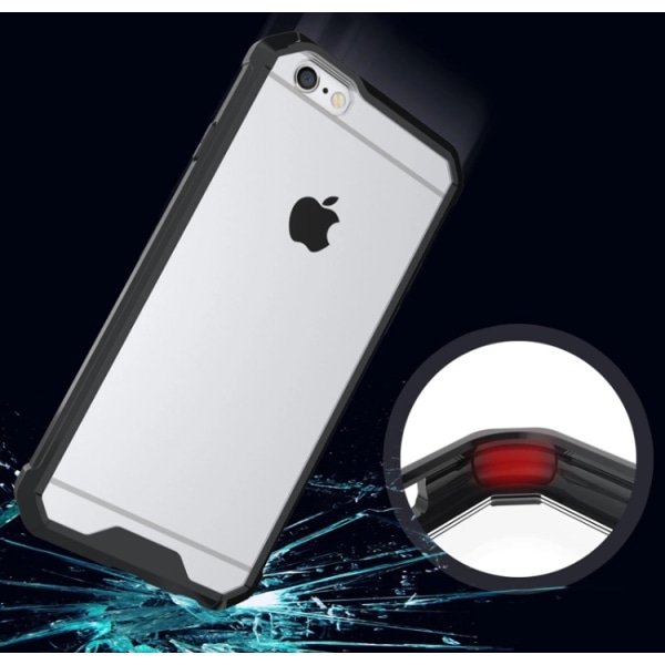 Stilrent Hybrid-Skal från LEMAN för iPhone 6/6S Svart