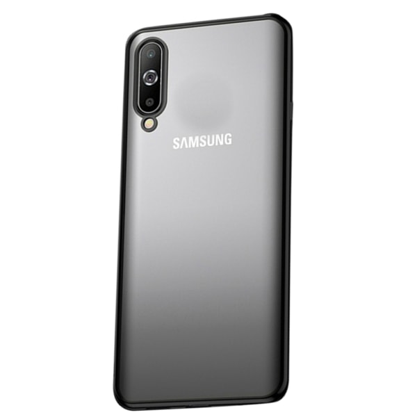 Tyylikäs silikonisuojus Floveme - Samsung Galaxy A50 Silver