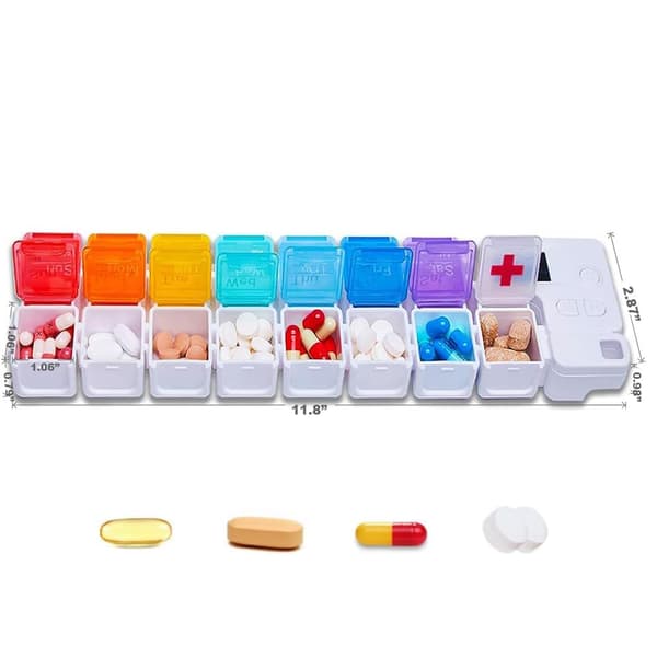 Praktisk digital klocka pillcase väckarklocka