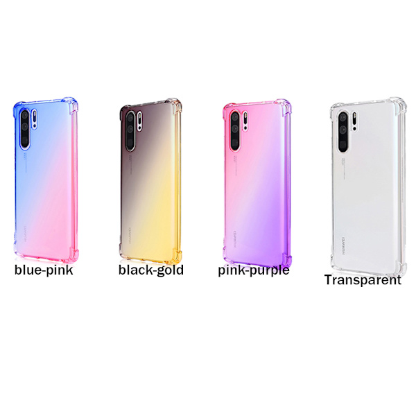 Huawei P30 Pro - Slittåligt Skyddsskal Blå/Rosa