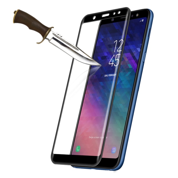 Näytönsuoja 3D HD 0.3mm Samsung Galaxy A6 Plus Svart