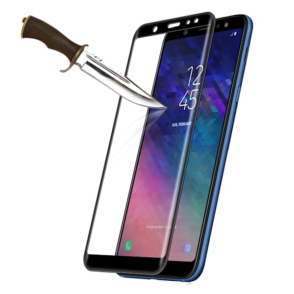 Sk�rmskydd 3D HD 0,3mm Samsung Galaxy A6 Plus Transparent