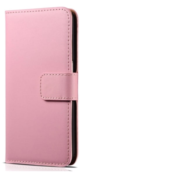 Stilig lommebokdeksel (skinn) til iPhone X/XS Rosa