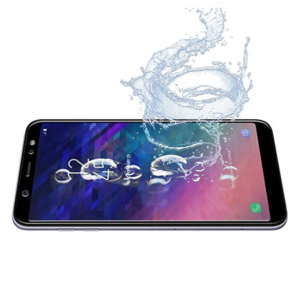 2,5D-Sk�rmskydd av ProGuard - Samsung Galaxy A6 Plus Vit