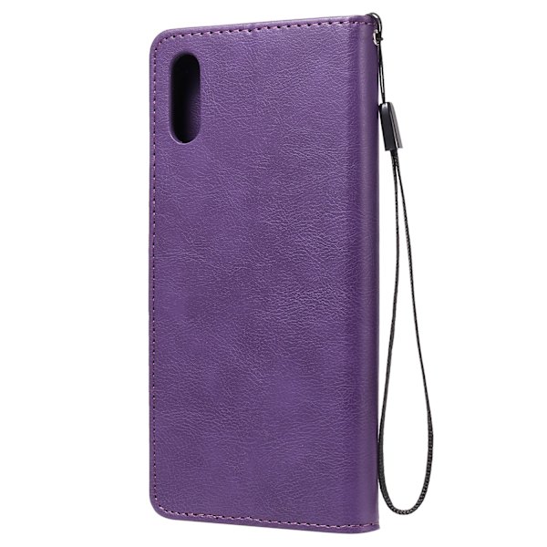 Xiaomi Redmi 9AT - Lättanvänt Floveme Plånboksfodral Blå
