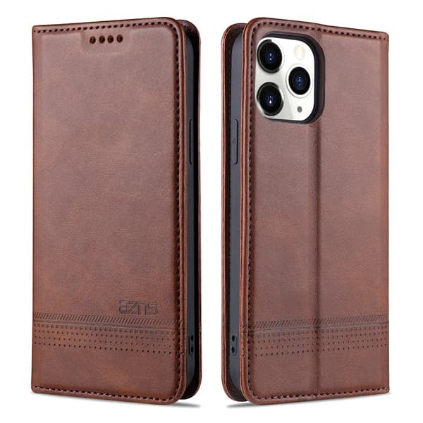 iPhone 12 Pro - Stilrent AZNS Plånboksfodral Mörkgrön