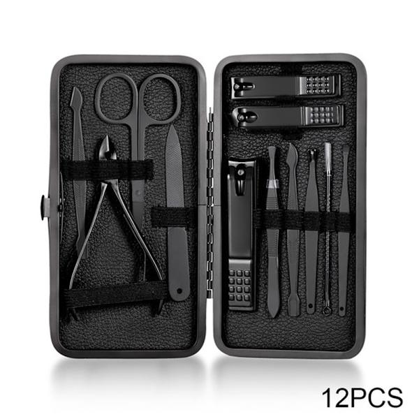 Praktiskt Manikyr/Pedikyr Kit (Rostfritt Stål) 7-Pack