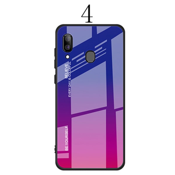 Samsung Galaxy A20E - Stilfuldt cover (NKOBEE) flerfarvet 3