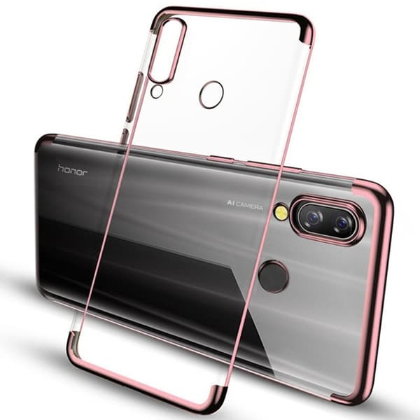 Exklusivt Silikonskal - Huawei P Smart 2019 Silver Silver