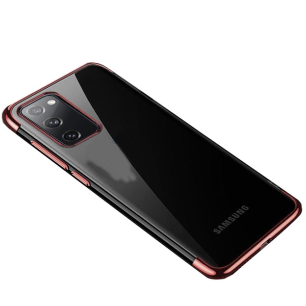 Samsung Galaxy A02S - Elegant Skyddsskal (FLOVEME) Roséguld