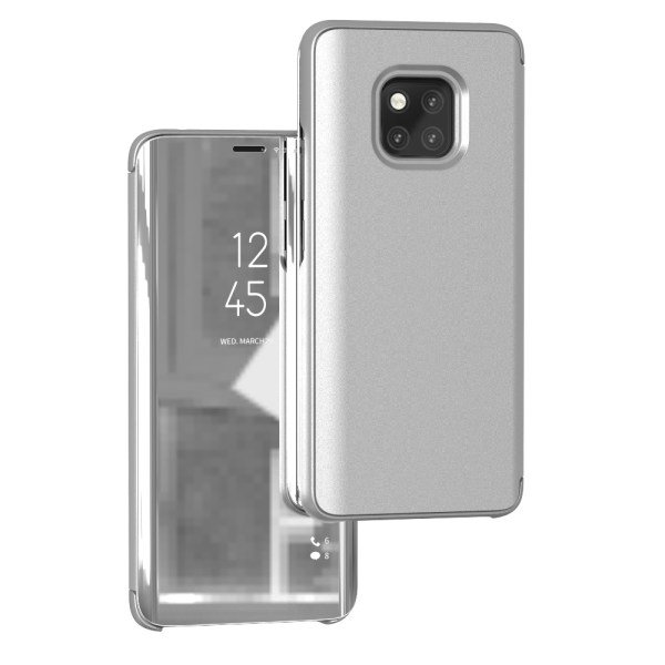 Huawei Mate 20 Pro - Effektivt smart etui (LEMAN) Silver