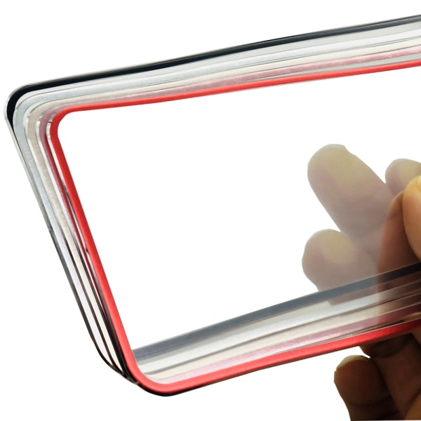 HuTech Protection Back (alumiini) iPhone XS Max 2-PACK Röd