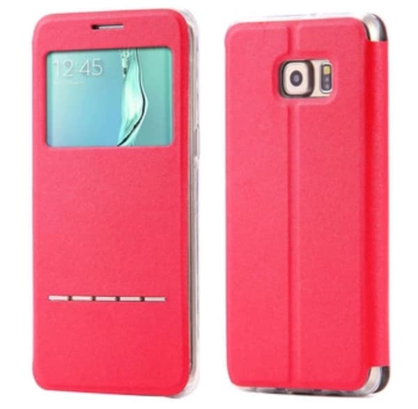 Fodral med Smartfunktion - Samsung Galaxy J7 (Modell 2017) Roséguld