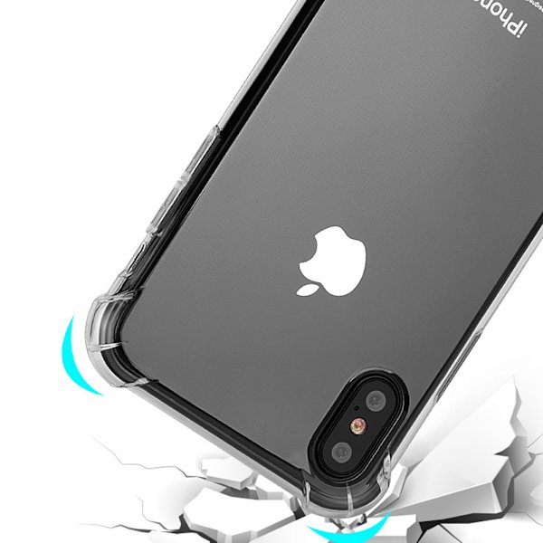 Tunt och Skyddande Silikonskal för iPhone XR Transparent