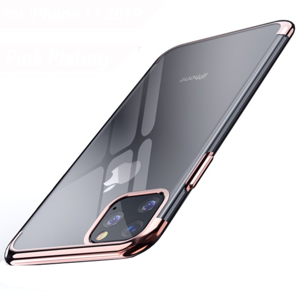 Elegant Smart Silikonskal - iPhone 11 Pro Max Roséguld