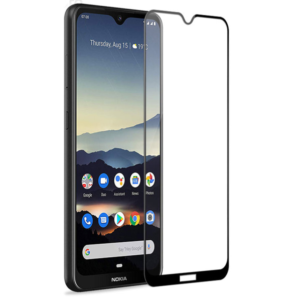 Nokia 6.2 3-PACK Skärmskydd 2.5D 9H 0,3mm HD-Clear Svart Svart