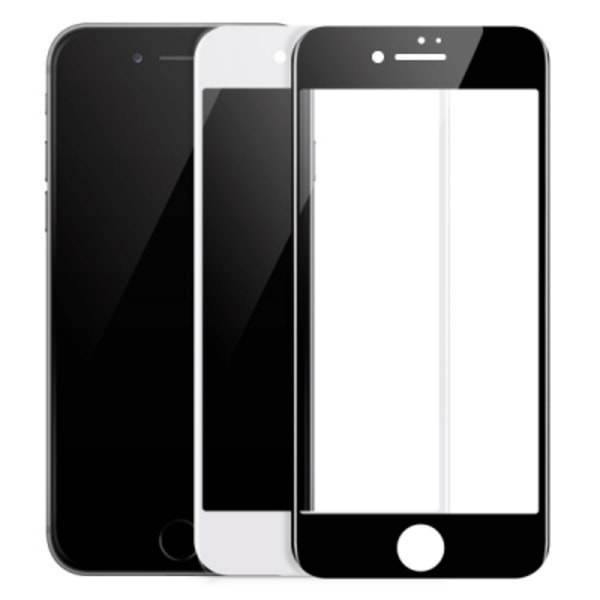 iPhone 6/6S 5-PACK skjermbeskytter 2.5D ramme 9H HD-klar skjermtilpasning Svart