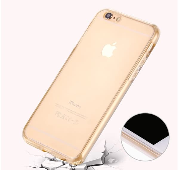 iPhone 6/6S Plus Silikonfodral med TOUCHFUNKTION Svart