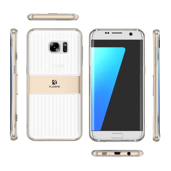 Samsung Galaxy S7 Edge - Beskyttelsesdeksel fra Floveme Guld
