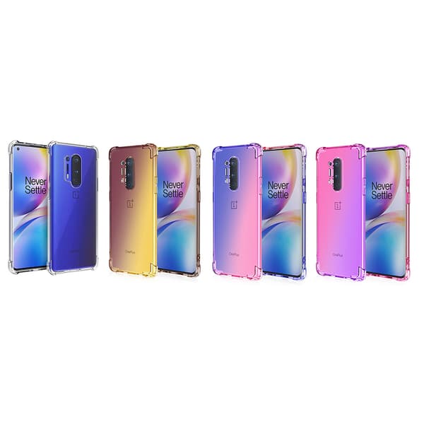 Genomtänkt Silikonskal - OnePlus 8 Pro Transparent