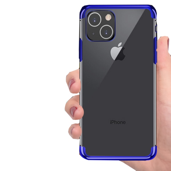 iPhone 13 - Stilig beskyttende FLOVEME silikonetui Blå