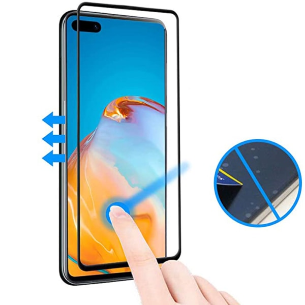 Huawei P40 Pro 3-PACK Blød skærmbeskytter 3D PET 9H 0,2 mm Transparent/Genomskinlig